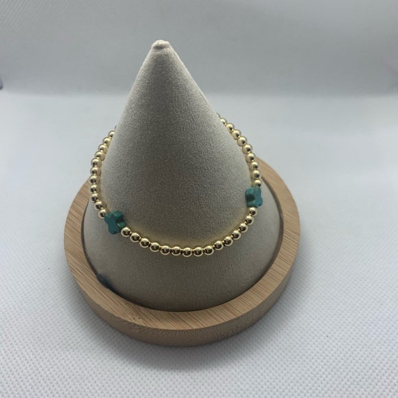 Cross Bracelet- Homemade 14 k gold filled - Picture 2 of 5